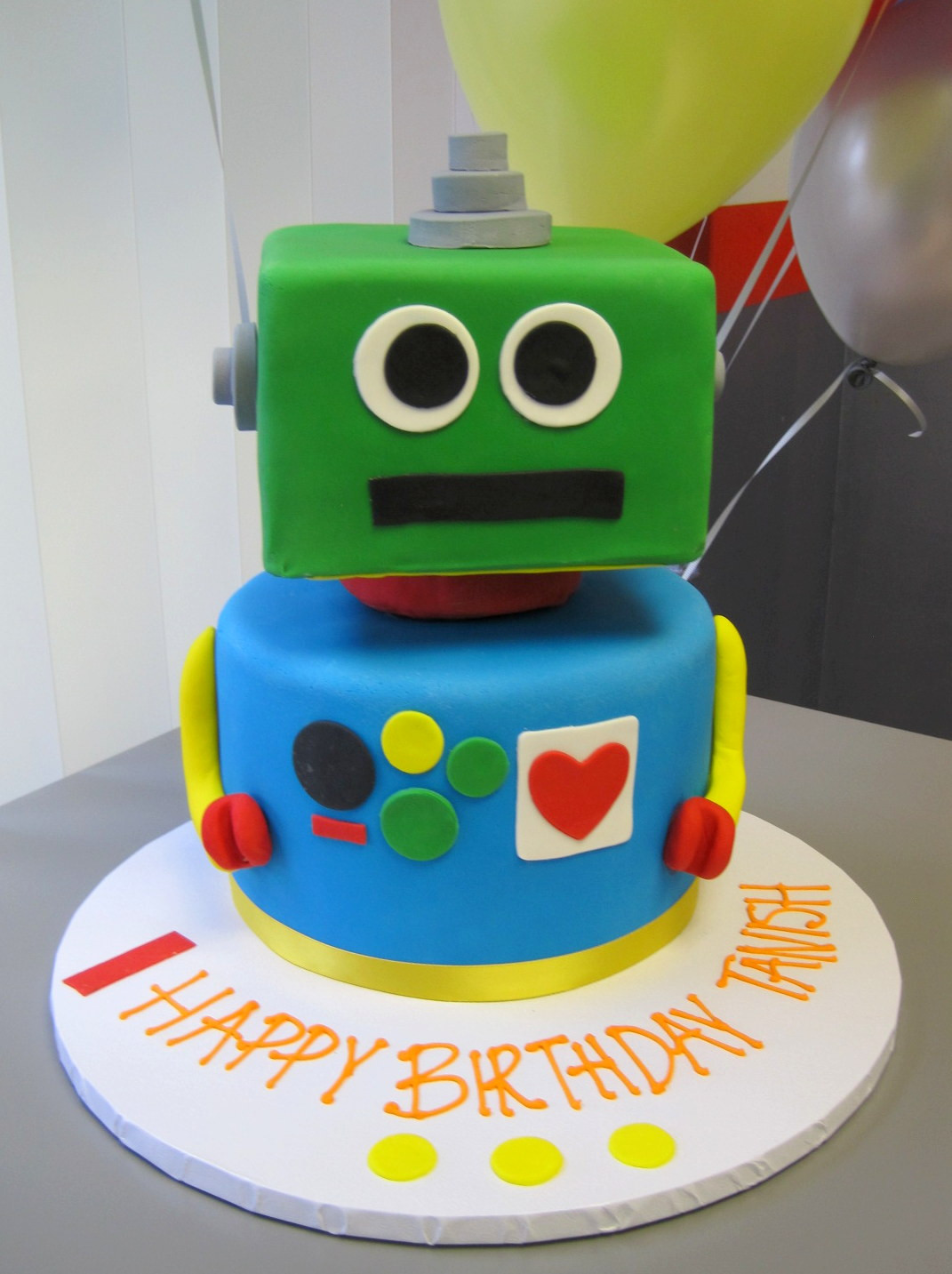 Robot Birthday Cake
 Schools Sports Activities