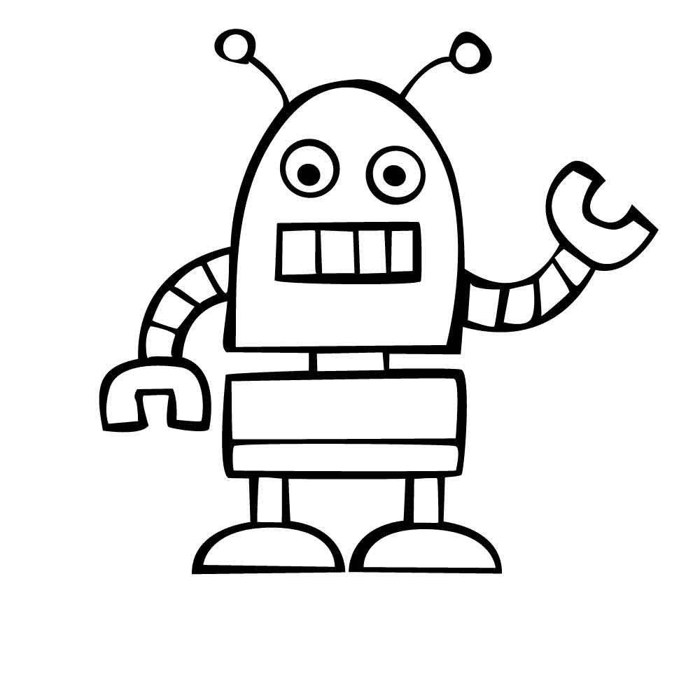 Robot Coloring Pages For Kids
 robot coloring pages for kids 2 Preschool and Homeschool
