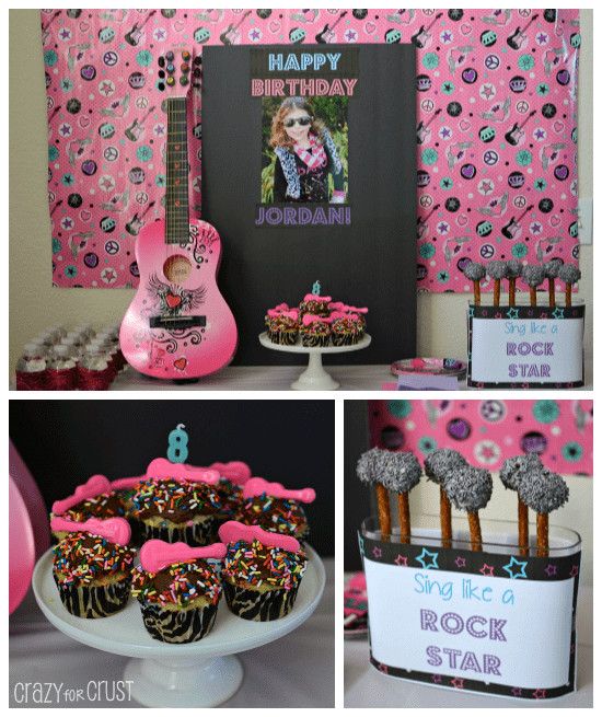 Rock Star Birthday Party Ideas
 VIP Rock Star Party Ideas Crazy for Crust
