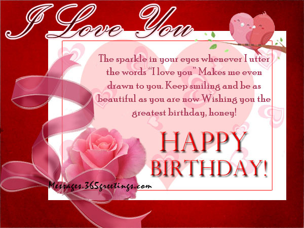 Romantic Birthday Quotes For Girlfriend
 Romantic Birthday Wishes 365greetings