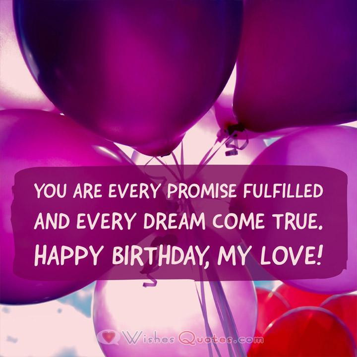 Romantic Birthday Quotes For Girlfriend
 Birthday Wishes for Girlfriend – By LoveWishesQuotes