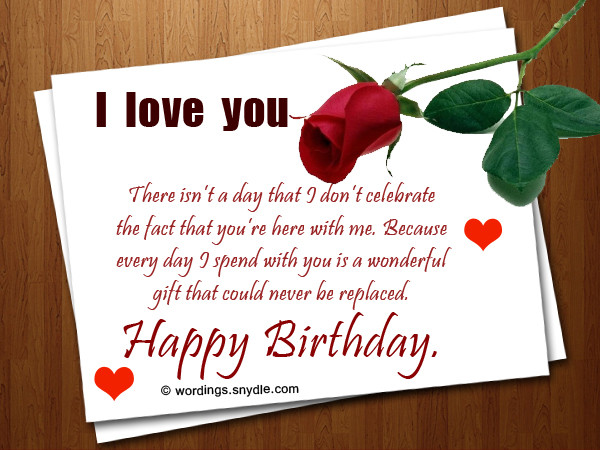 Romantic Birthday Quotes For Girlfriend
 Romantic Birthday Wishes And Messages – Wordings and Messages