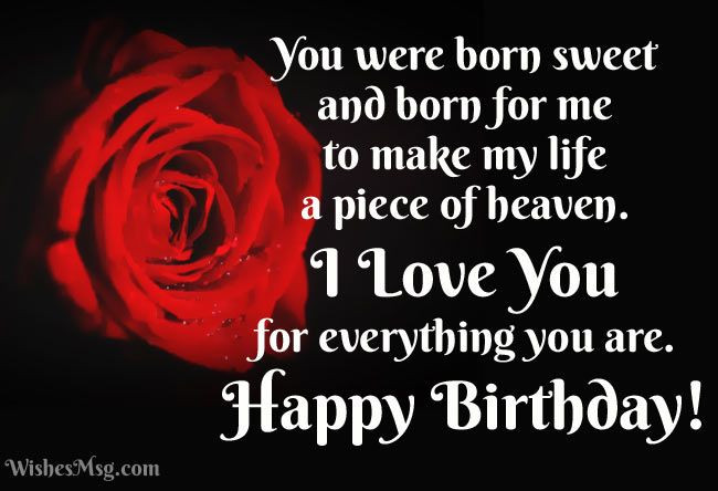 Romantic Birthday Quotes For Girlfriend
 100 Birthday Wishes for Girlfriend in 2020