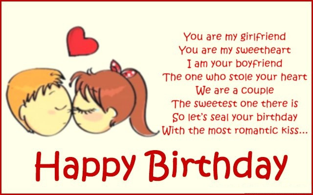 Romantic Birthday Quotes For Girlfriend
 Happy Birthday Poems For Girlfriend And Boyfriend