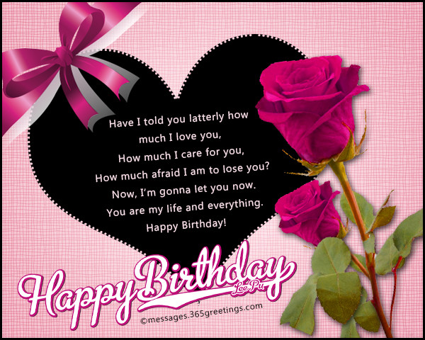 Romantic Birthday Wishes For Him
 Romantic Birthday Wishes 365greetings