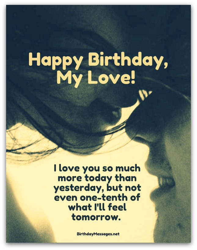 Romantic Birthday Wishes For Him
 Romantic Birthday Wishes Birthday Messages for Lovers