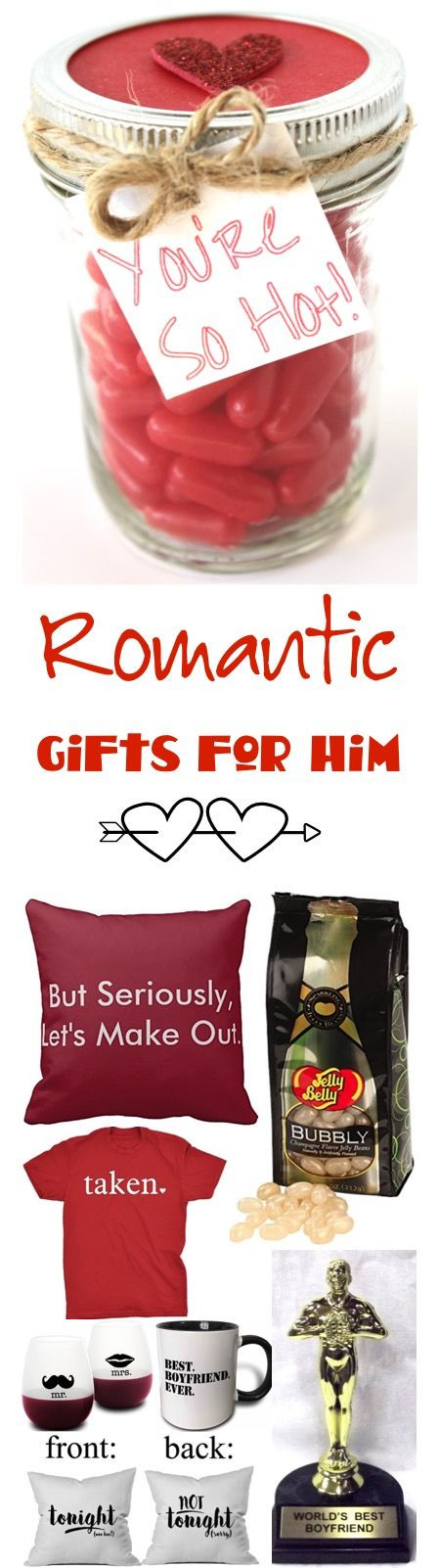 Romantic Gift Ideas Boyfriends
 44 Romantic Gifts for Him So many fun silly and