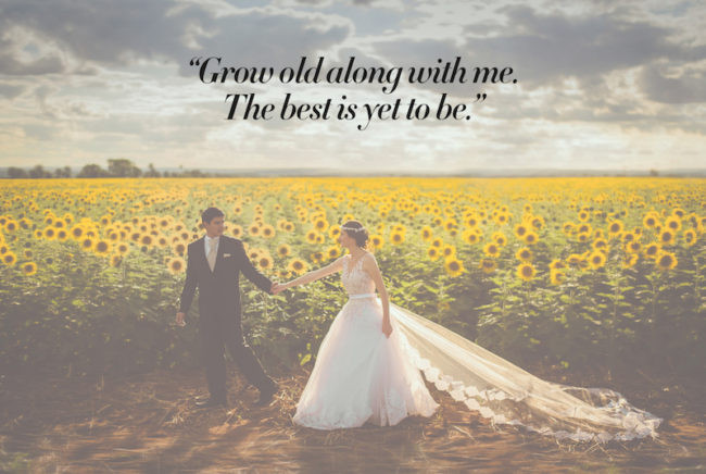 Romantic Marriage Quote
 The Most Romantic Quotes for Your Wedding