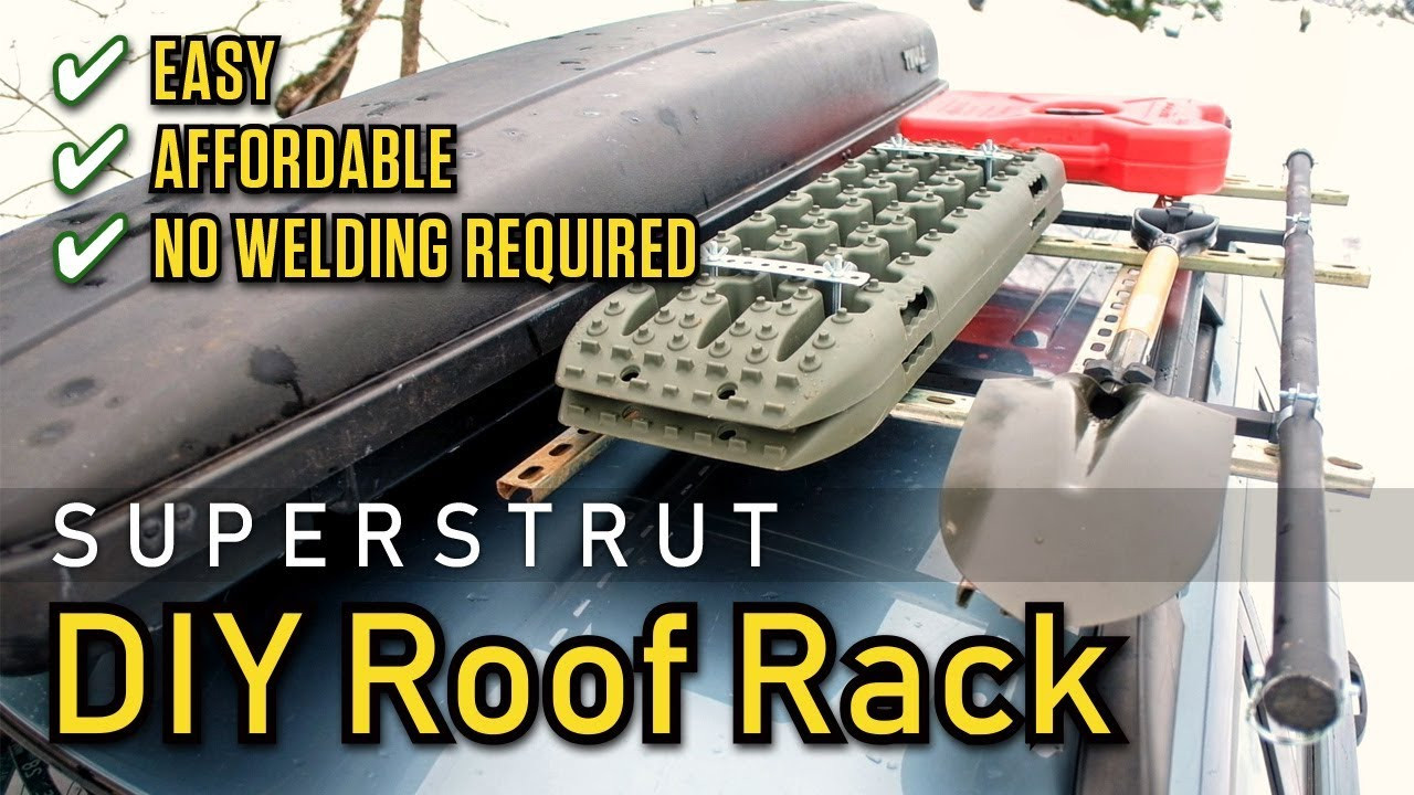Roof Rack Basket DIY
 Easy Inexpensive DIY Roof Rack using Superstrut Unistrut