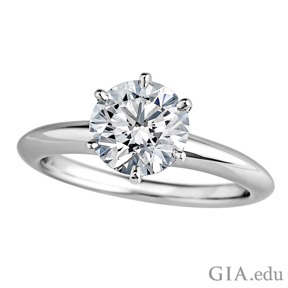 Round Diamond Solitaire Engagement Ring
 How to Select a Round Diamond Engagement Ring