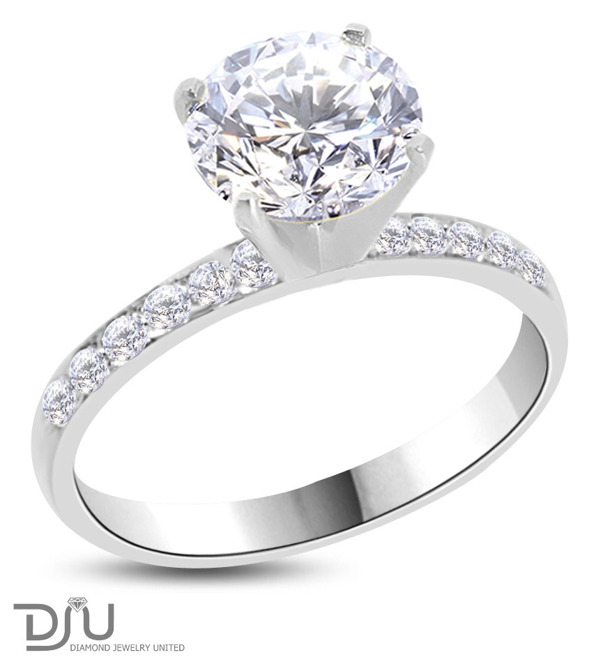 Round Diamond Solitaire Engagement Ring
 2 26 Ct E SI2 Round Diamond Solitaire Engagement Ring 14k