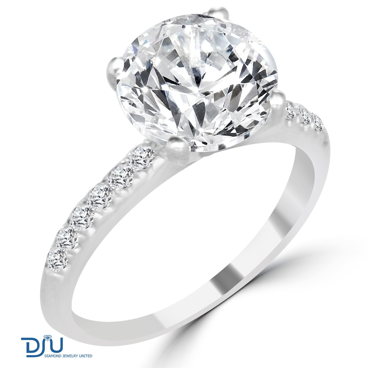 Round Diamond Solitaire Engagement Ring
 3 2 carat F VS1 Round Solitaire Diamond Engagement Ring