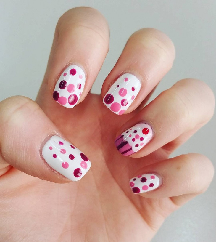 Round Nail Designs
 18 Cupcake Nail Art Designs Ideas