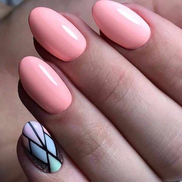 Round Nail Designs
 27 Round Nails Ideas Rounded Acrylic Nails