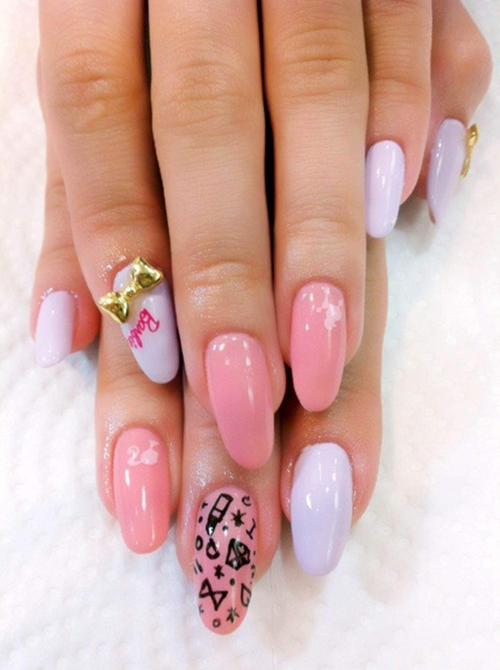 Round Nail Designs
 Find Perfect Nail Shapes For Girls Fashion Tips