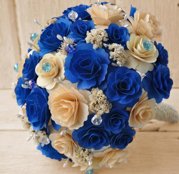 Royal Blue Flowers For Wedding
 bridal style and wedding ideas Glamour Wedding With