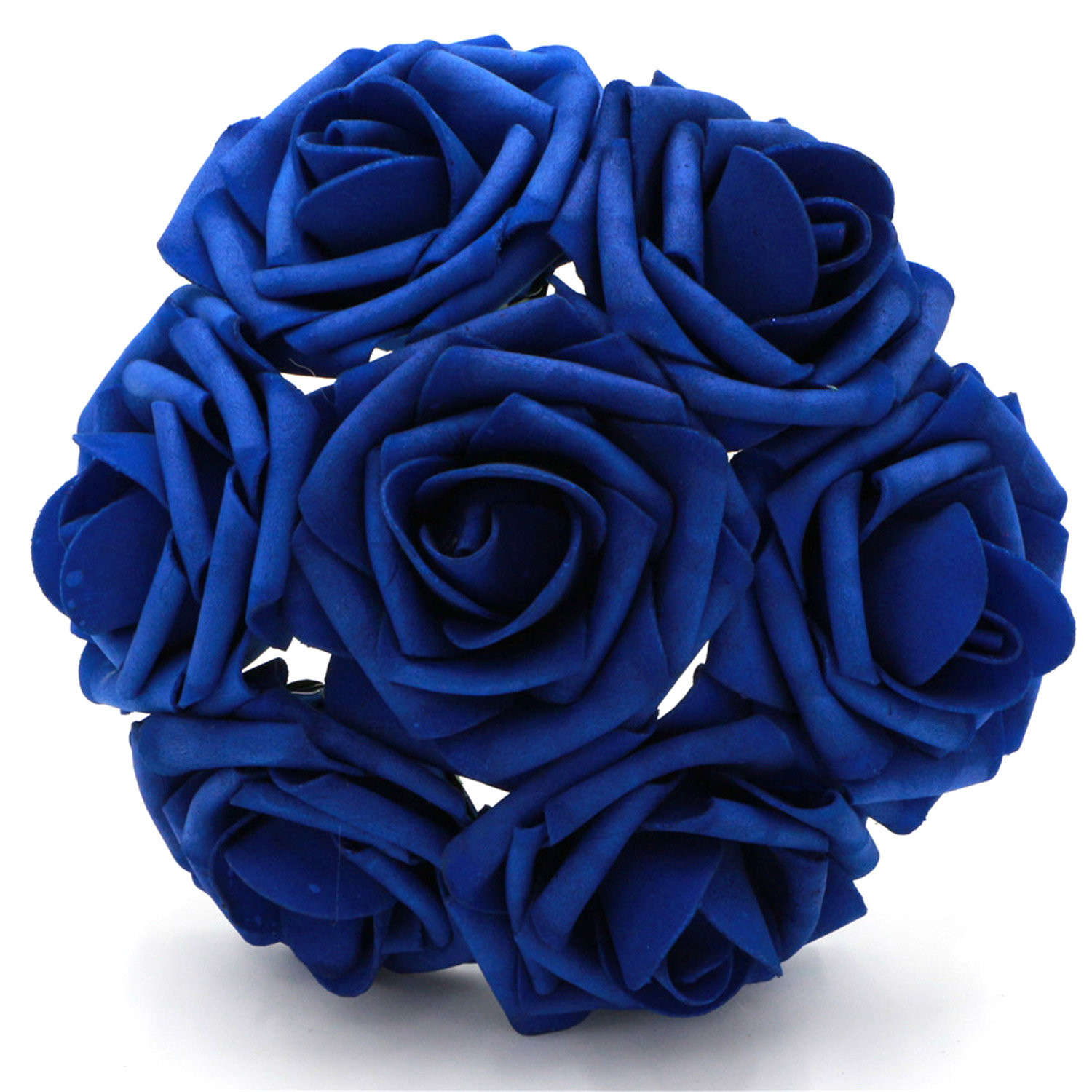 Royal Blue Flowers For Wedding
 Royal Blue Flowers Wedding Flowers Bridal Bouquet 100