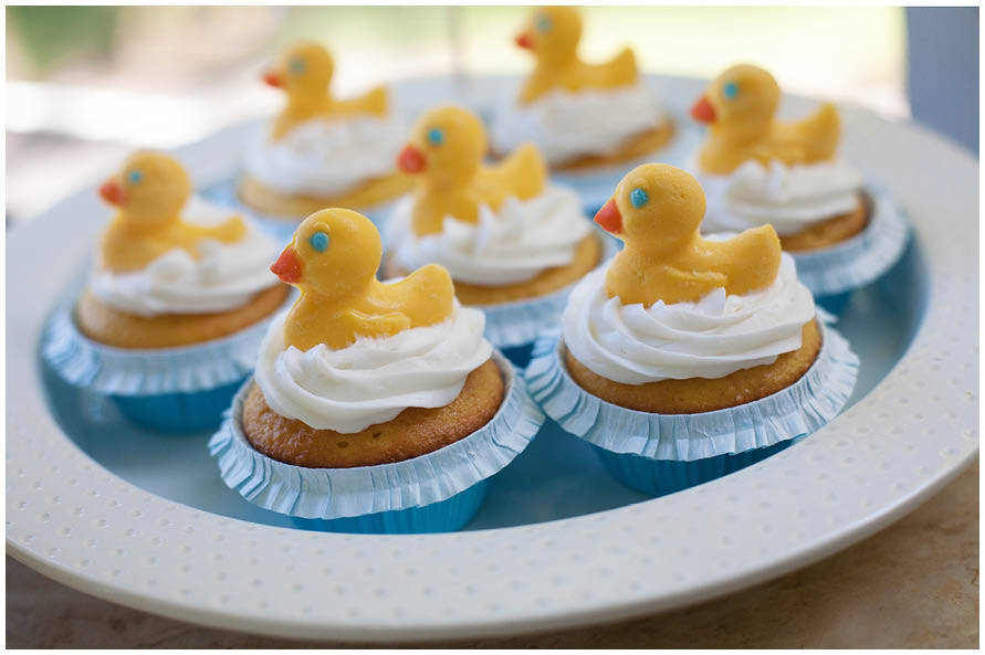 Rubber Duckies Cupcakes
 Rubber Ducky 1st Birthday Party