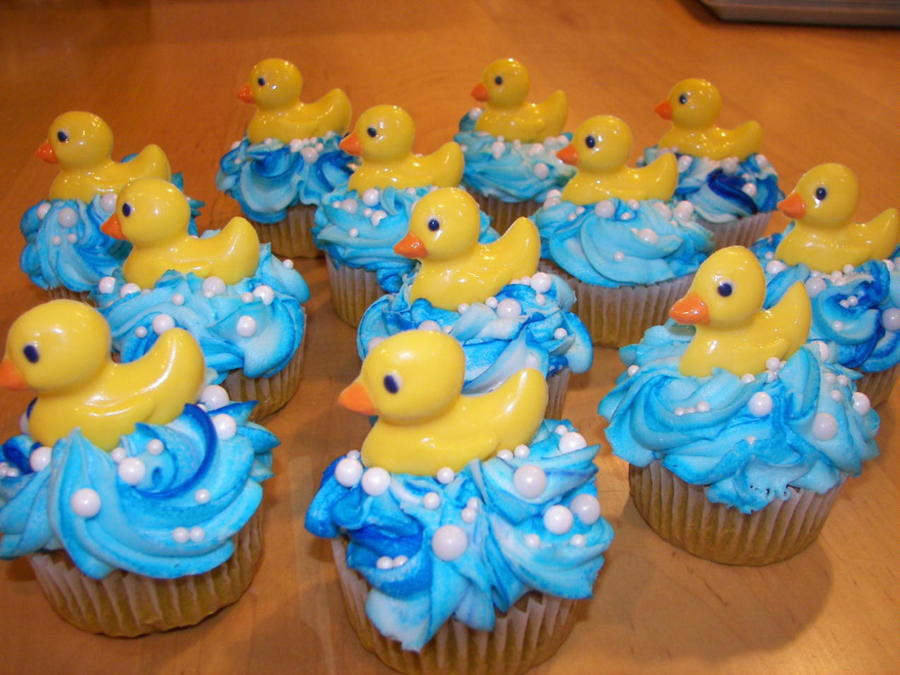 Rubber Duckies Cupcakes
 Rubber Duck Baby Shower Cupcakes CakeCentral