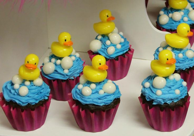 Rubber Duckies Cupcakes
 Rubber ducky Cupcakes Baby Shower Pinterest