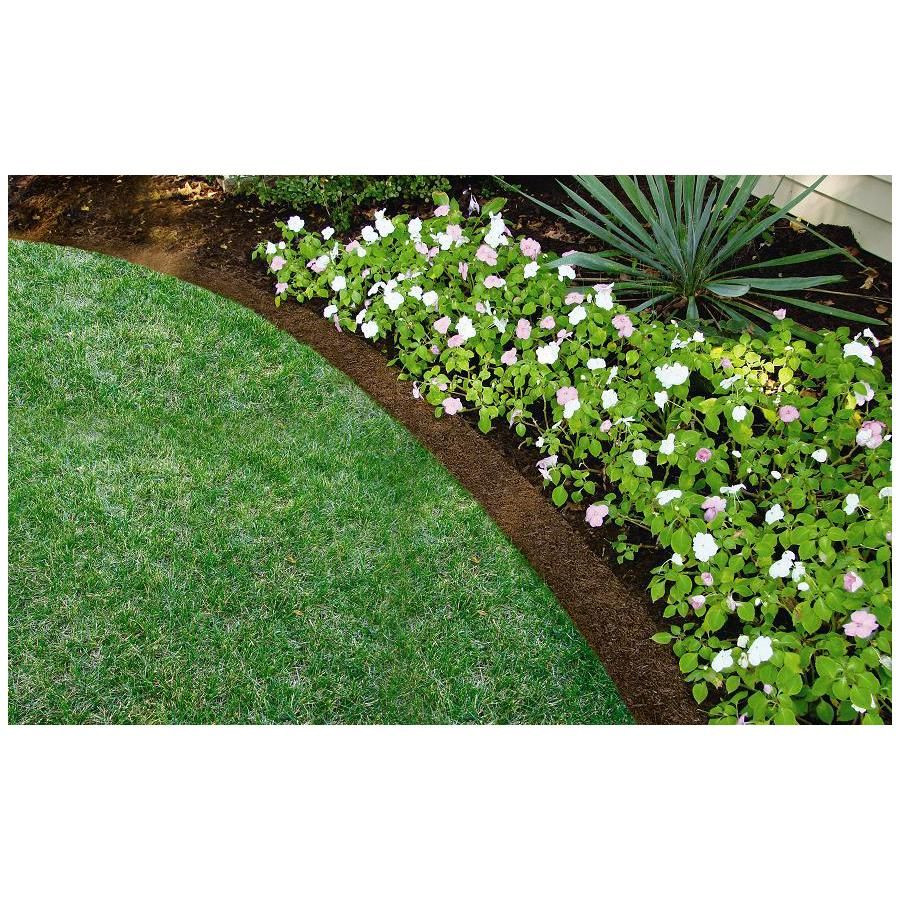 Rubberific Landscape Edging
 Shop Rubberific Landscape Border 8 ft Brown Landscape