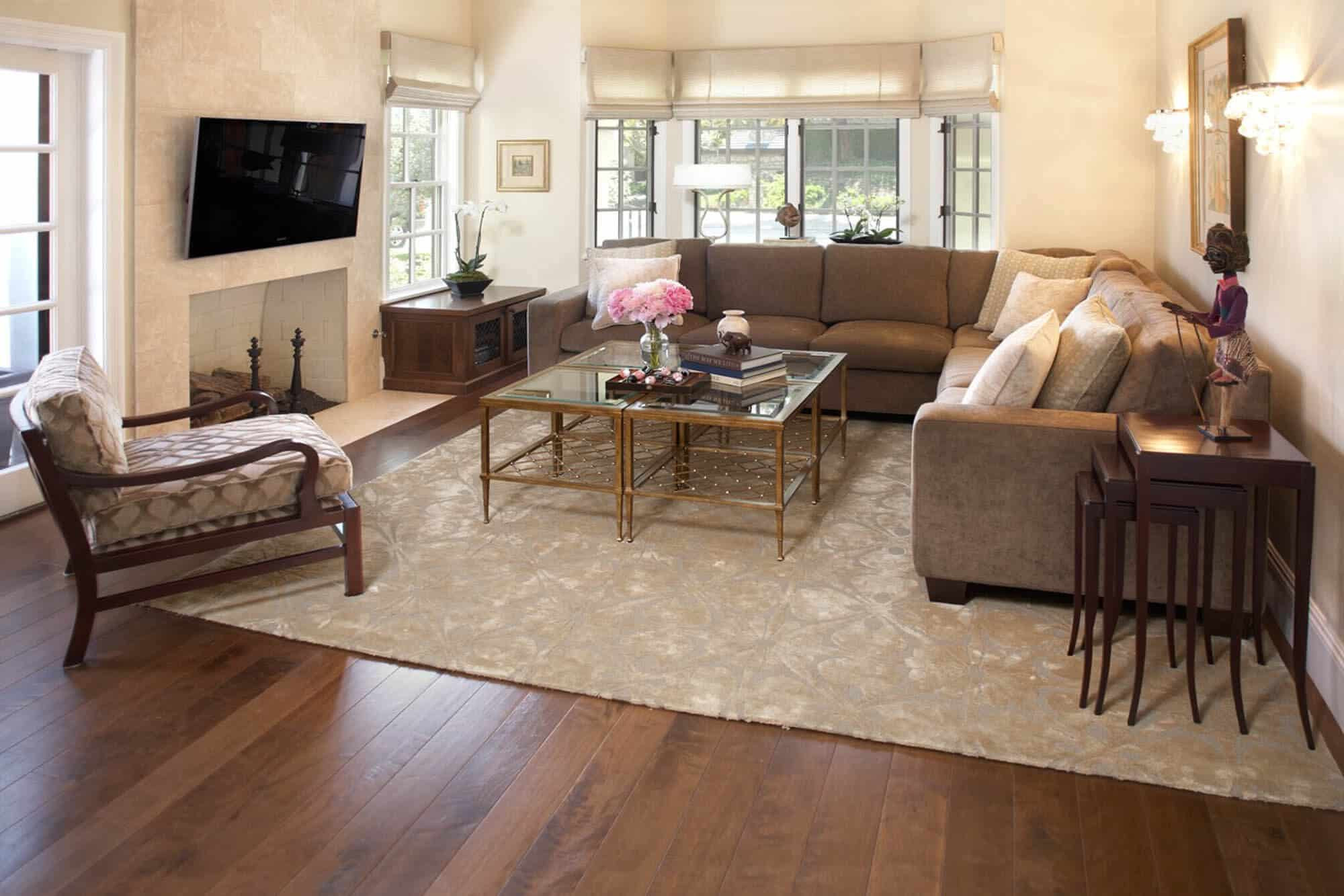 Rug Placement Living Room
 The Area Rug Guide — Gentleman s Gazette