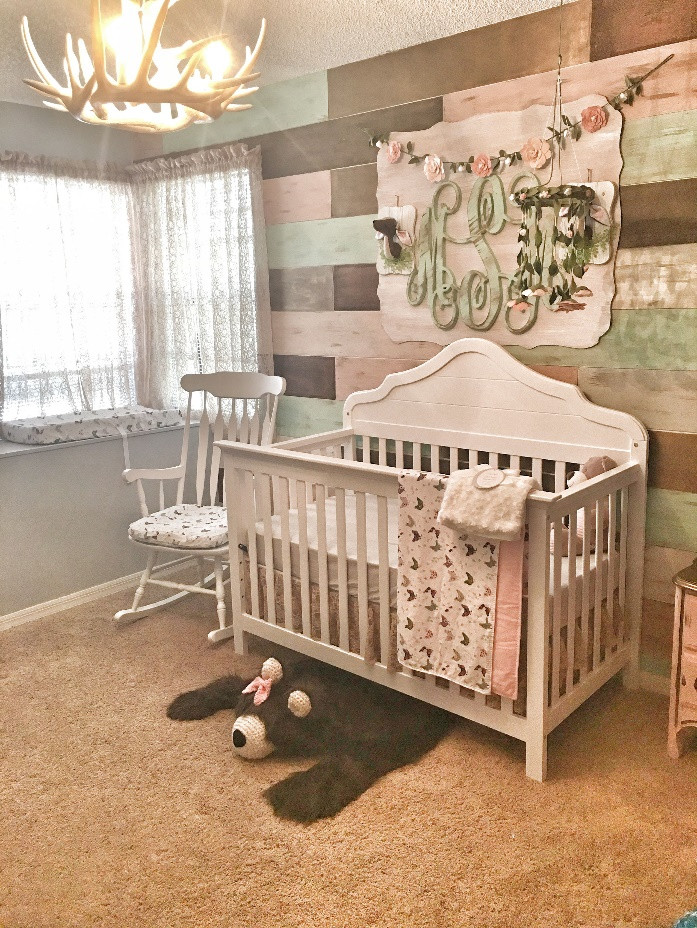 Rustic Baby Decor
 13 Snazzy Baby Girl Room Ideas that Grow with your Little