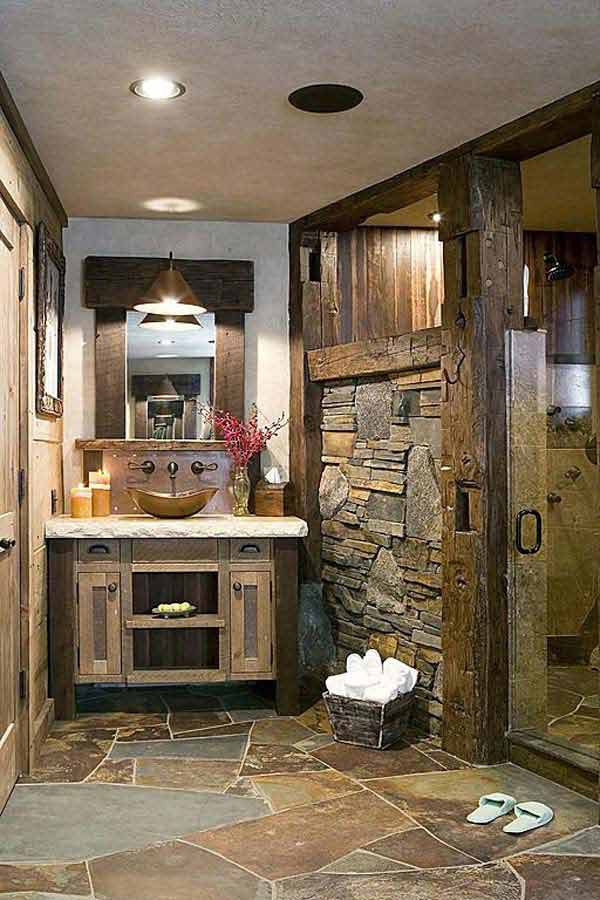 Rustic Bathroom Designs
 30 Inspiring Rustic Bathroom Ideas for Cozy Home Amazing