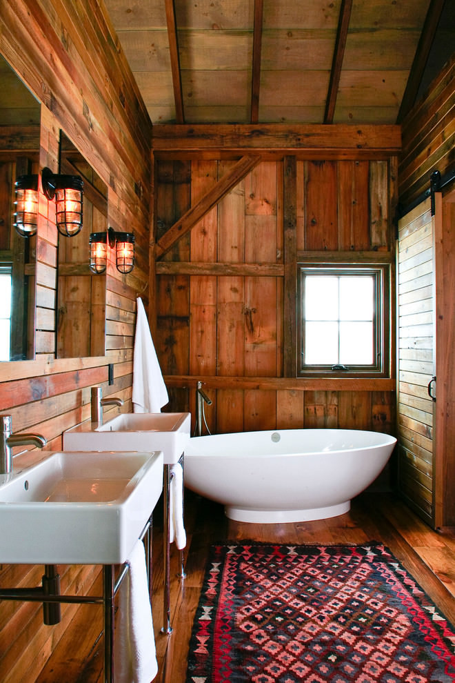 Rustic Bathroom Designs
 17 Wooden Bathroom Designs Decorating Ideas