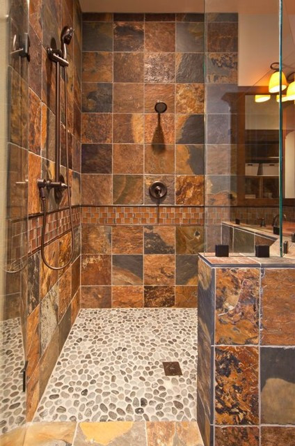 Rustic Bathroom Floor Tiles
 Rustic Bathroom