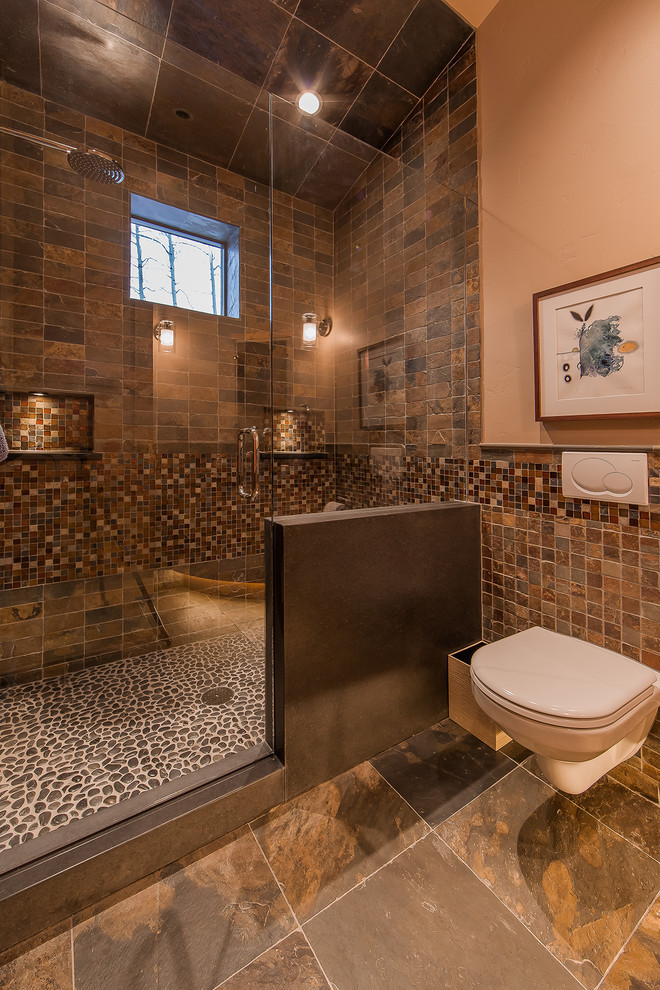 Rustic Bathroom Floor Tiles
 43 Amazing Bathrooms With Half Walls
