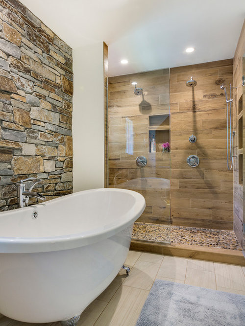Rustic Bathroom Floor Tiles
 Rustic Bathroom Design Ideas Renovations & s with