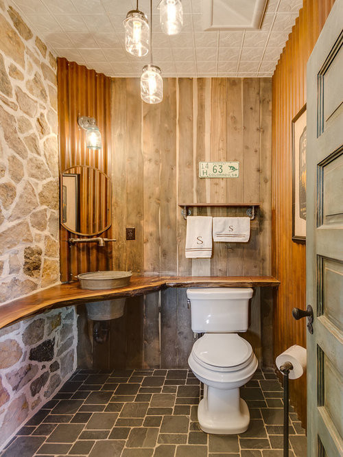 Rustic Bathroom Floor Tiles
 Rustic Bathroom Design Ideas Renovations & s with