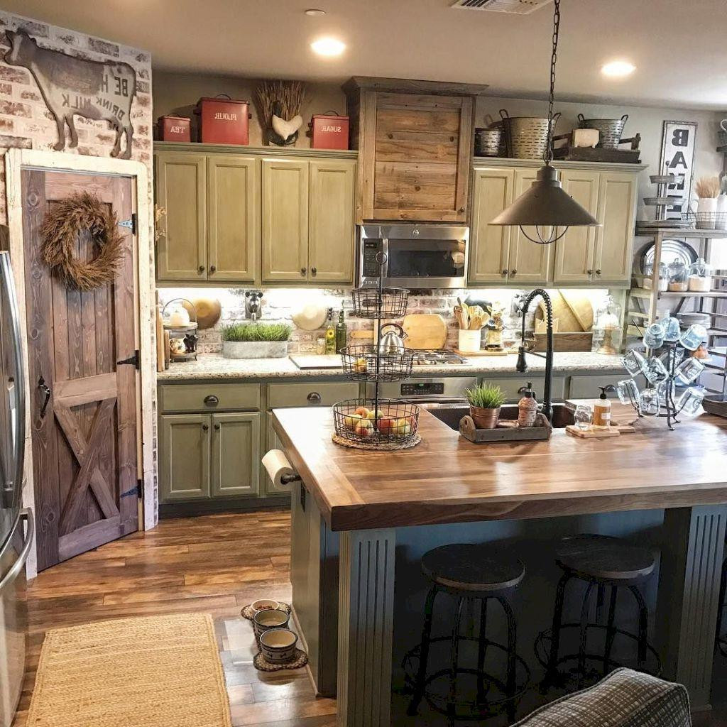 Rustic Farmhouse Kitchen
 34 Great Farmhouse Kitchen Decor Ideas InteriorSherpa