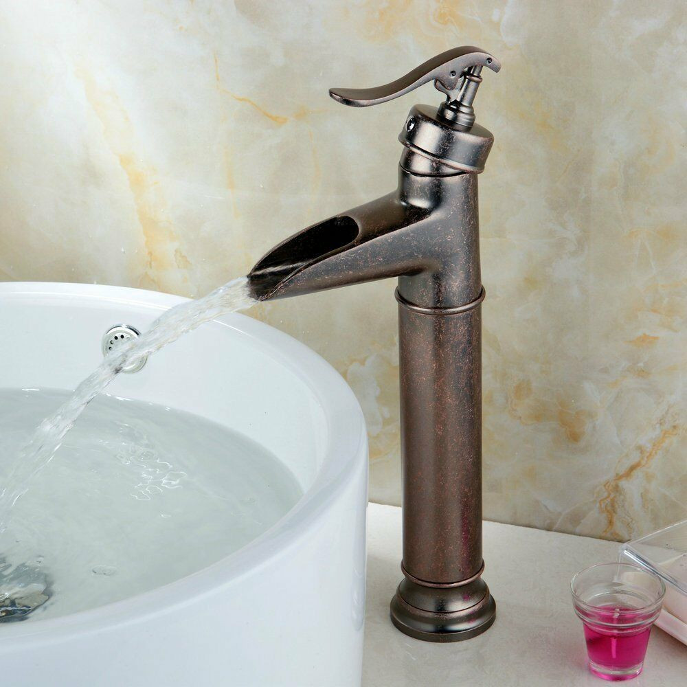 Rustic Faucet Bathroom
 Antique Copper Rustic Single Handle Brass Bathroom Sink