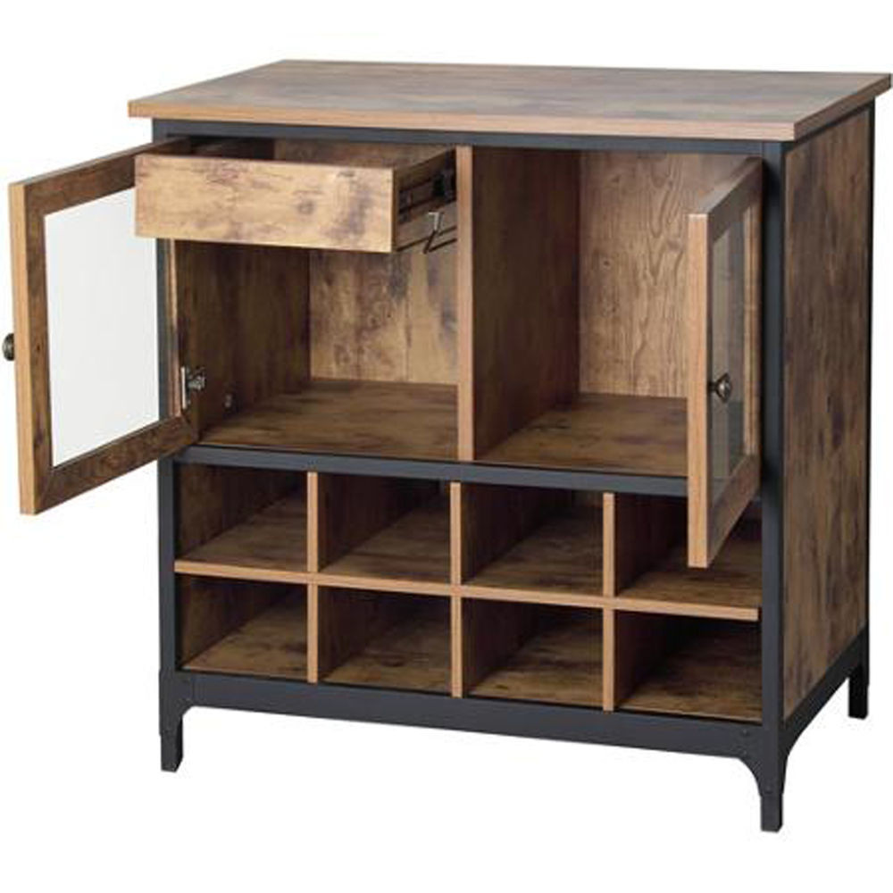 Rustic Kitchen Buffets
 Wine Storage Cabinet Kitchen Rustic Buffet Vintage Country
