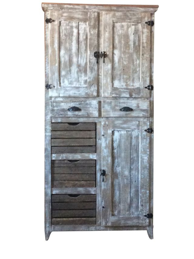 Rustic Kitchen Pantry
 Buy a Hand Crafted Rustic &Distressed Pantry Cabinet In