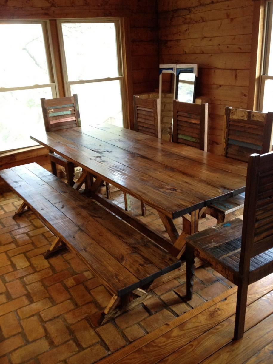 Rustic Kitchen Tables And Chairs
 Rustic Kitchen Table in Order to Get such a Stunning yet