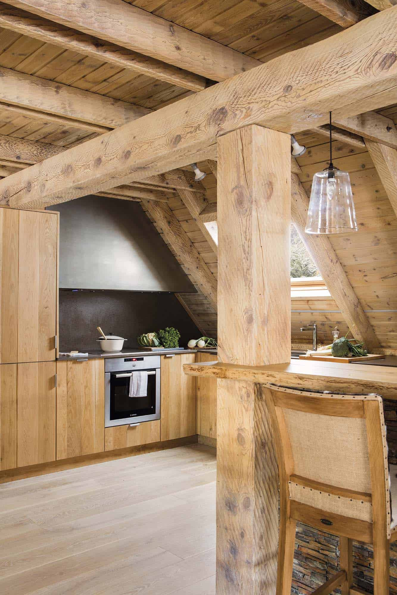 Rustic Log Cabin Kitchens
 Charming rustic cabin for winter aways in the Pyrenees