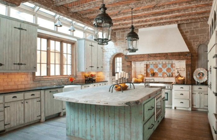 Rustic Paint Colors For Kitchen
 15 Rustic Kitchen Cabinets Designs Ideas With Gallery