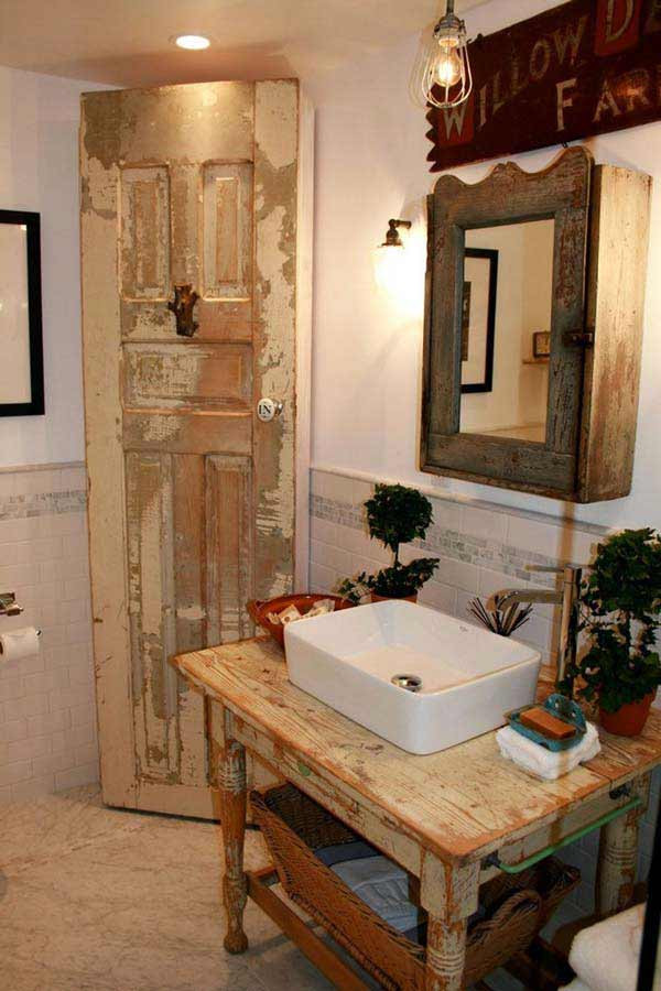 Rustic Small Bathroom
 30 Inspiring Rustic Bathroom Ideas for Cozy Home Amazing
