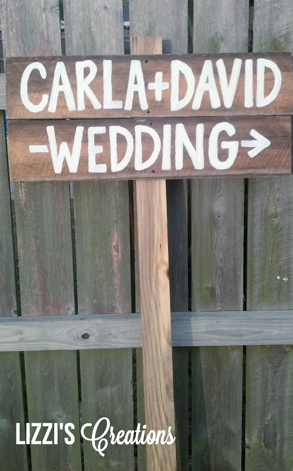 Rustic Wedding Signs DIY
 Lizzi s Creations Project Wedding DIY Rustic Wedding Signs
