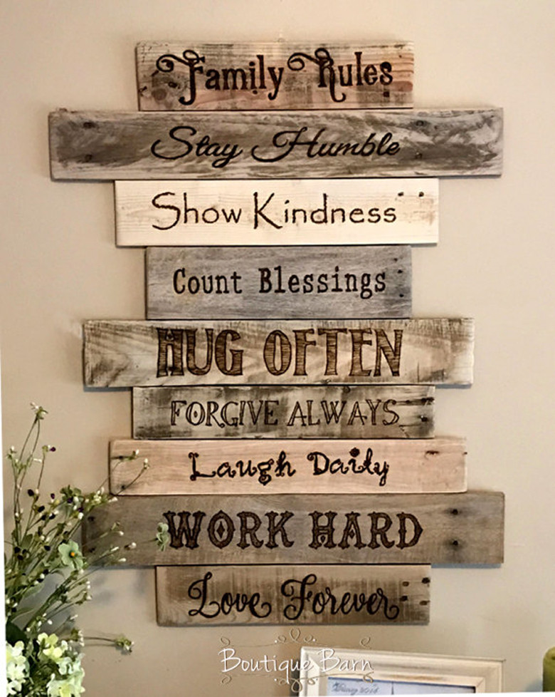 Rustic Wood Signs DIY
 18 Rustic Wall Art & Decor Ideas That Will Transform Your