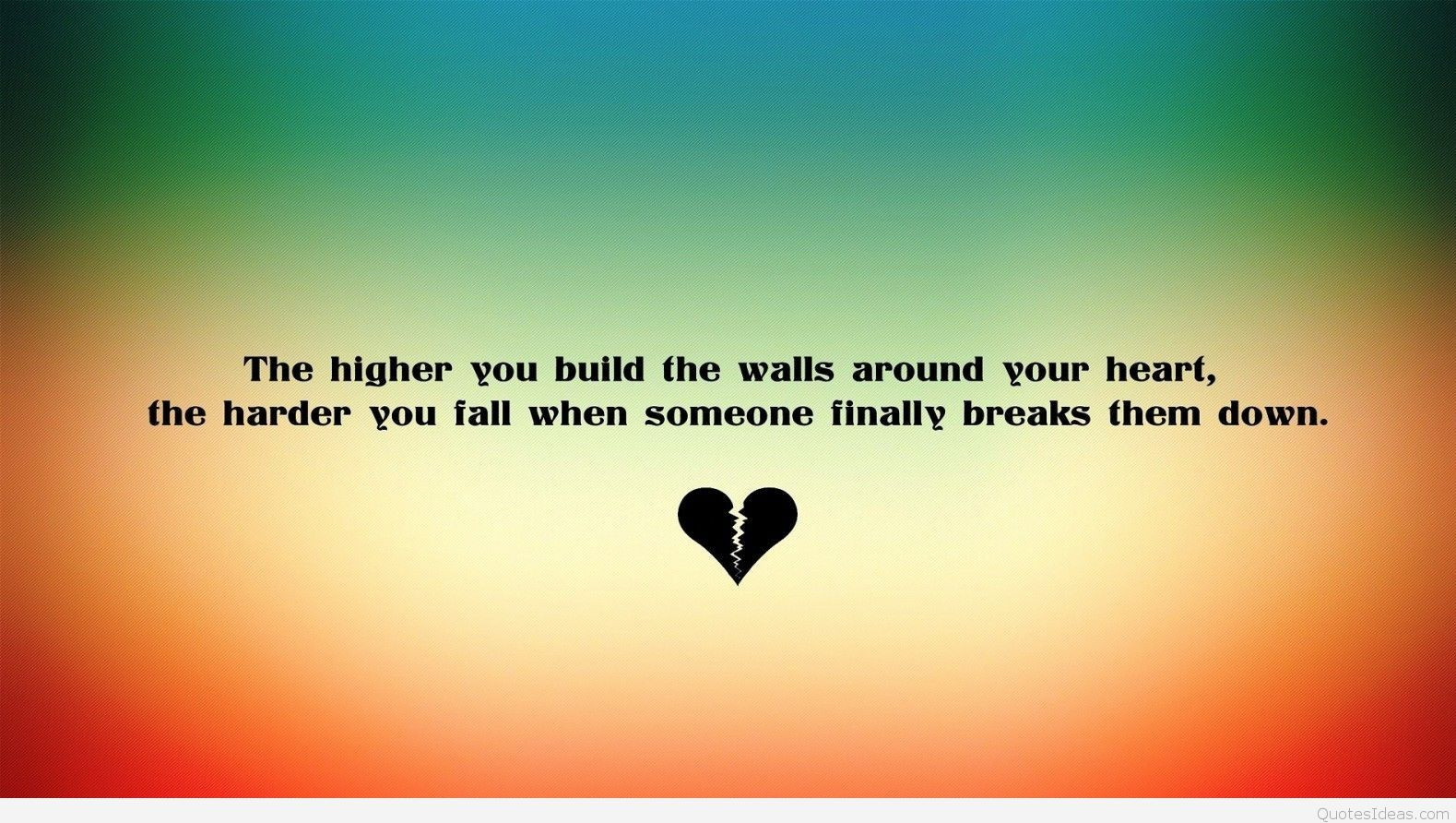 Sad Broken Heart Quote
 Broken heart sad quotes with wallpapers images hd 2016