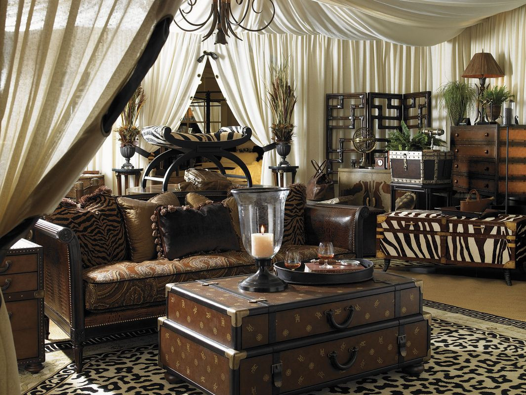 Safari Decor For Living Room
 Eclectic Furnishings Steamer Trunk Tables
