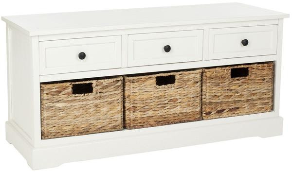 Safavieh Damien Storage Bench
 Buy Safavieh AMH5701C Damien 3 Drawer Storage Bench