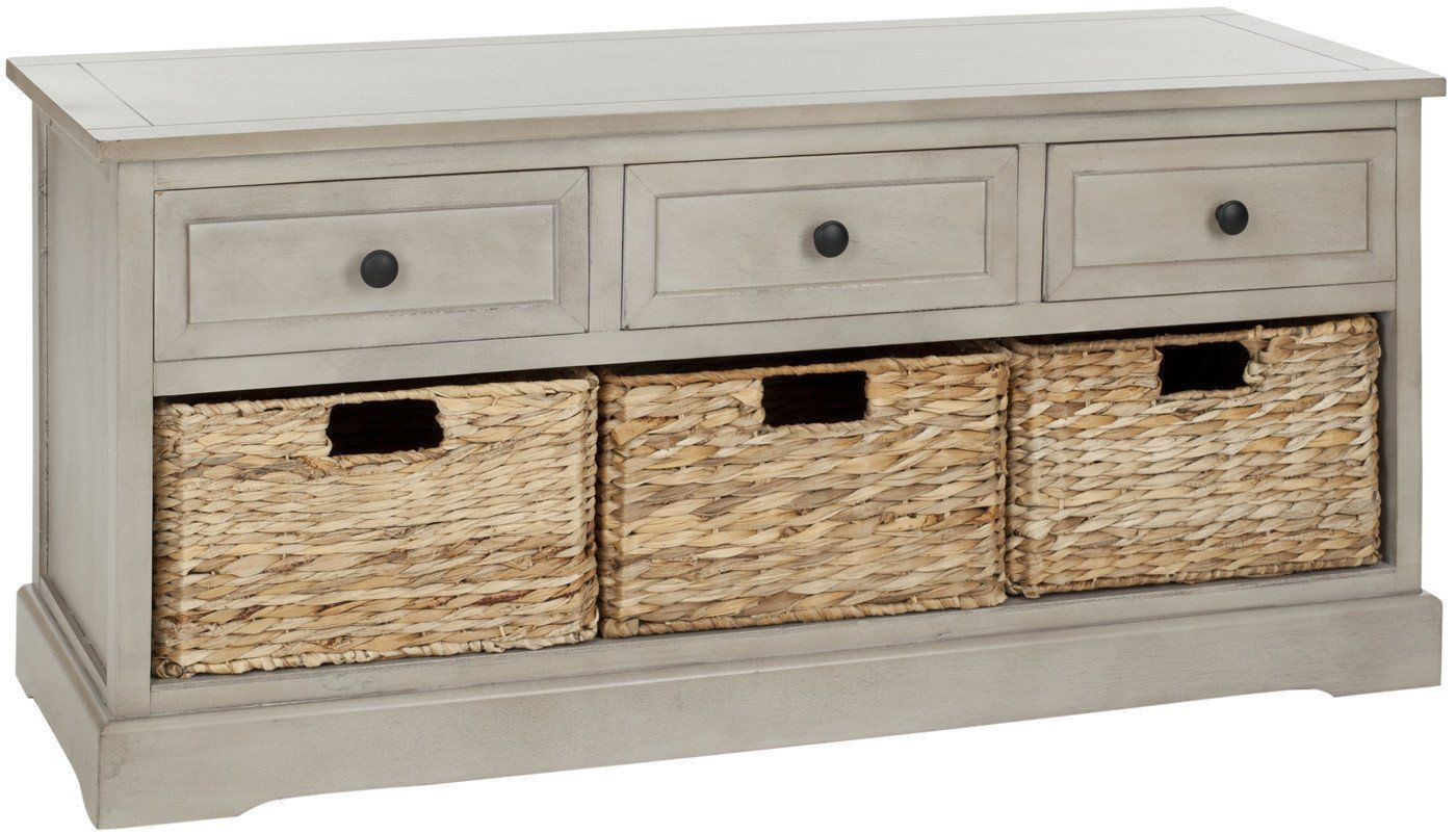 Safavieh Damien Storage Bench
 Buy Safavieh AMH5701A Damien 3 Drawer Storage Bench