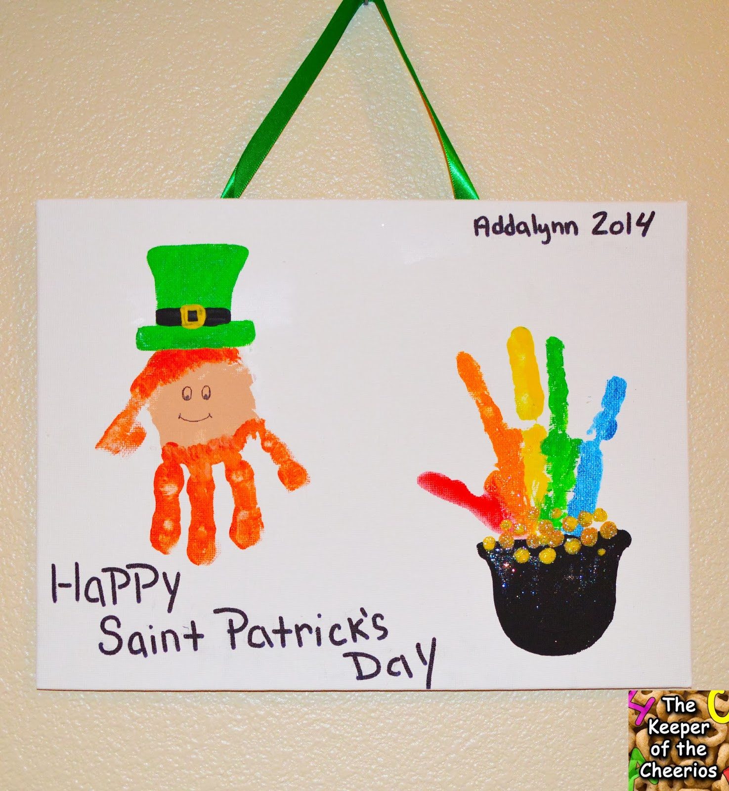 Saint Patrick Day Arts And Crafts
 St Patrick’s Day Hand prints