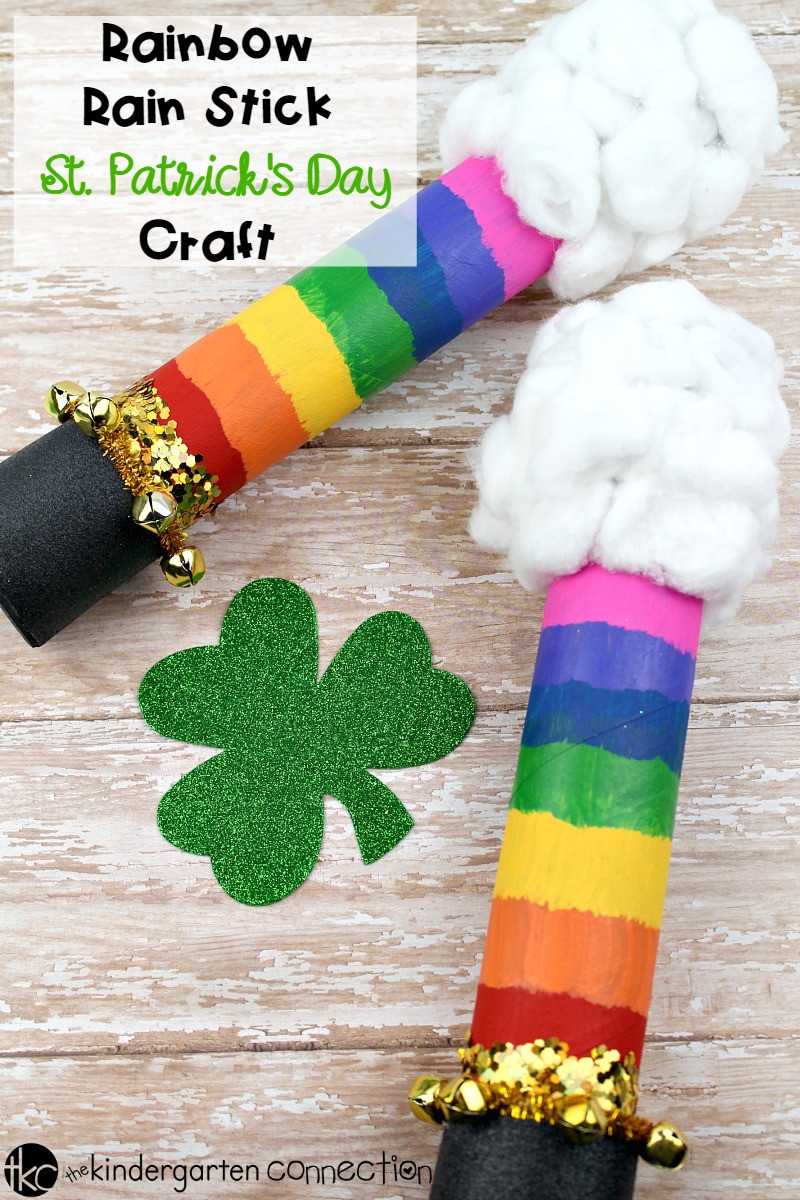 Saint Patrick Day Arts And Crafts
 Rainbow Canvas St Patrick s Day Art