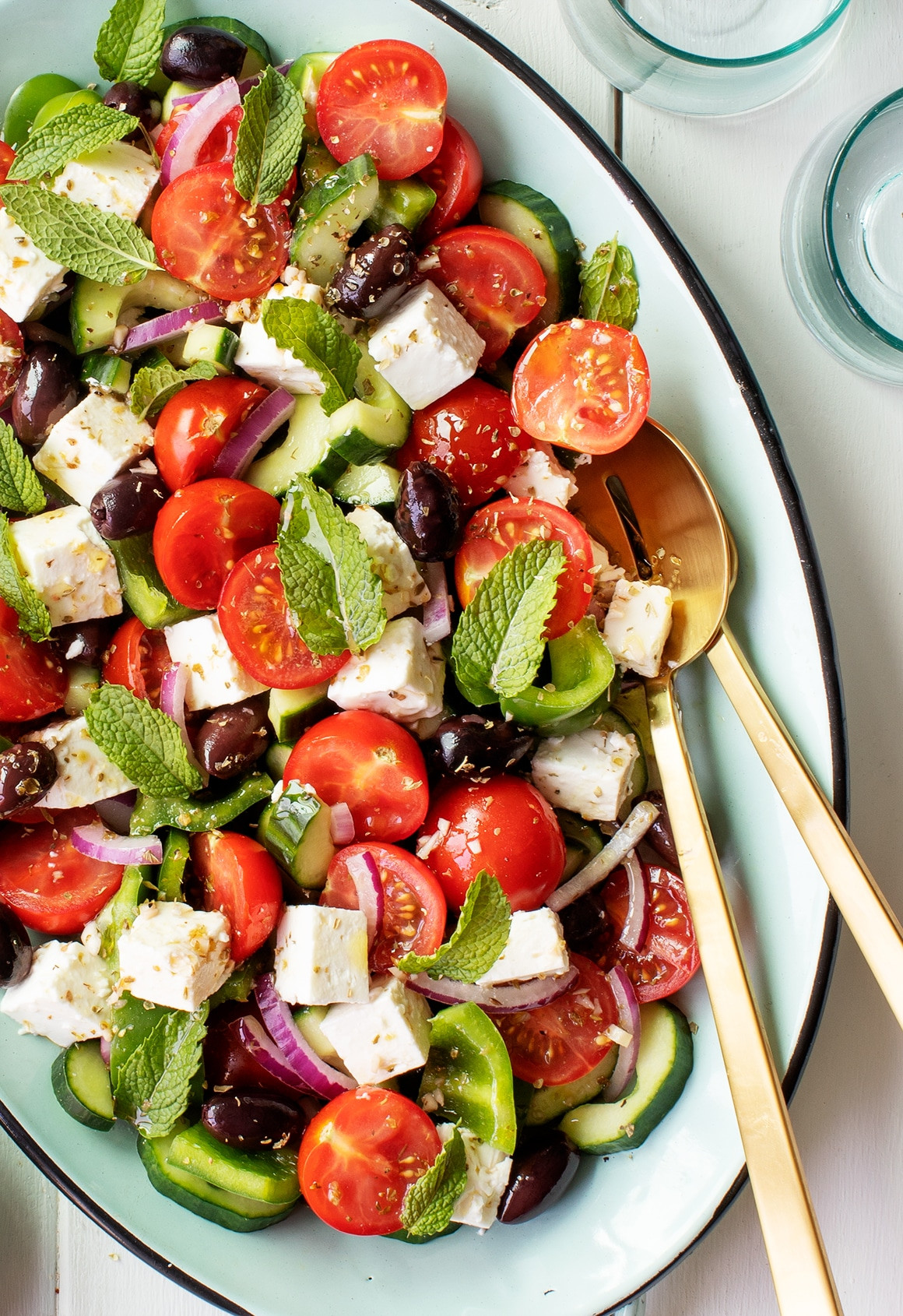 Salad Ideas For Dinner Party
 Greek Salad Recipe Love and Lemons